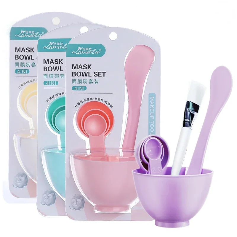 Huda Beauty Makeup Brush Set - 9/6pcs Set Pink Purple Mask Bowl
