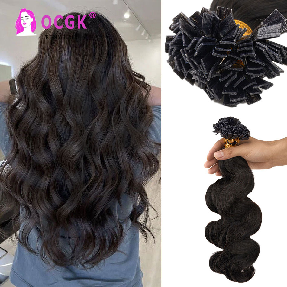Nail Extension Tips - OCGK Body Wave Nail Flat Tip