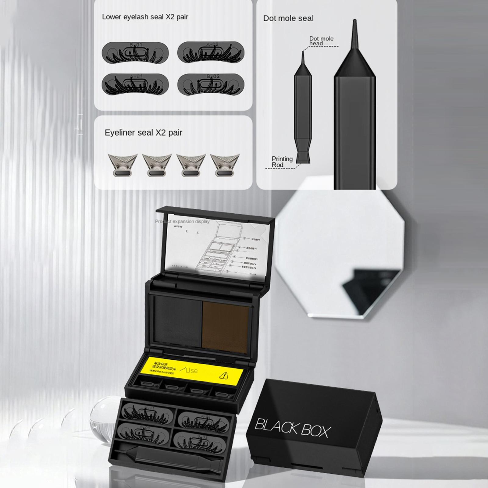 Beauty Mark Makeup - 1 Set Magnetic Eyeliners Lower Eyelash