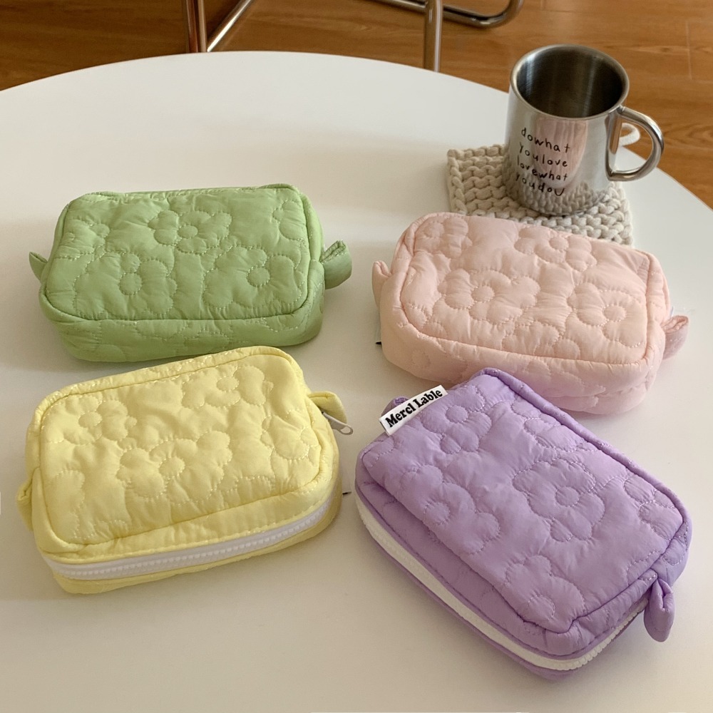 Beauty Makeup Fashion - Fashion Cotton Makeup Storage Bag Korean