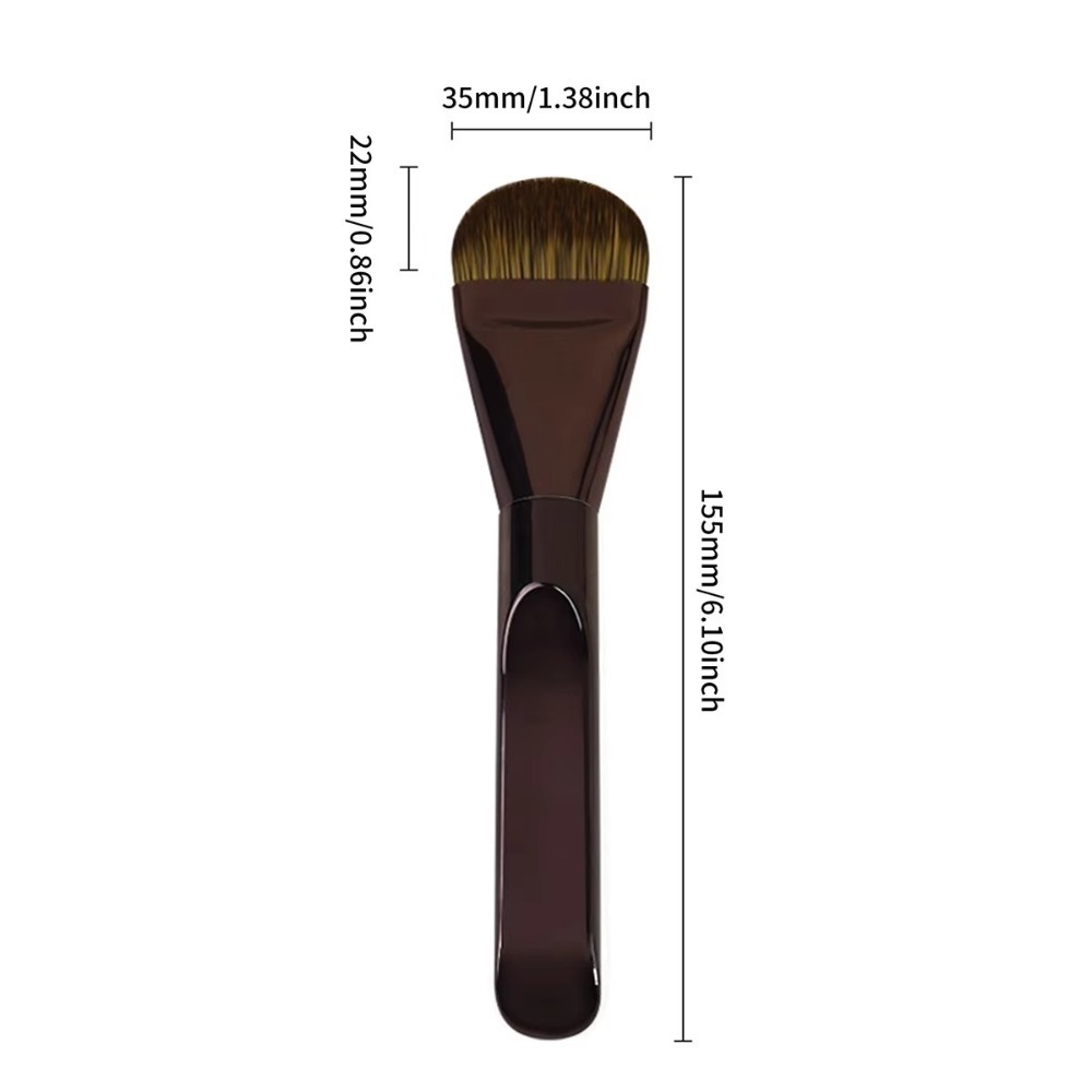 Beauty Mark Makeup - Ultra-thin Foundation Brush Wide Tongue Non-marking