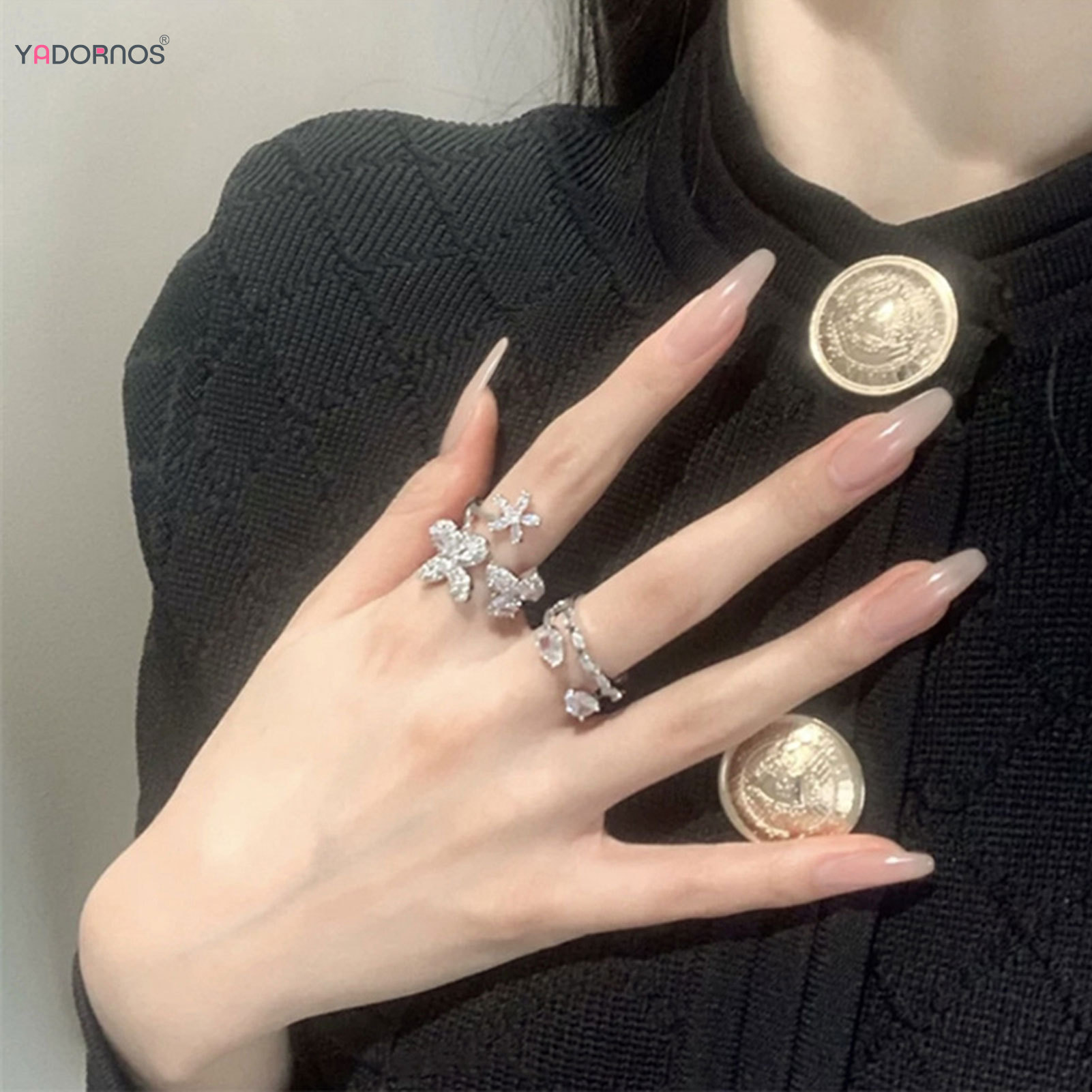 Nude Color Long Ballet Fake Na - Nail Extension Tips recension och pris