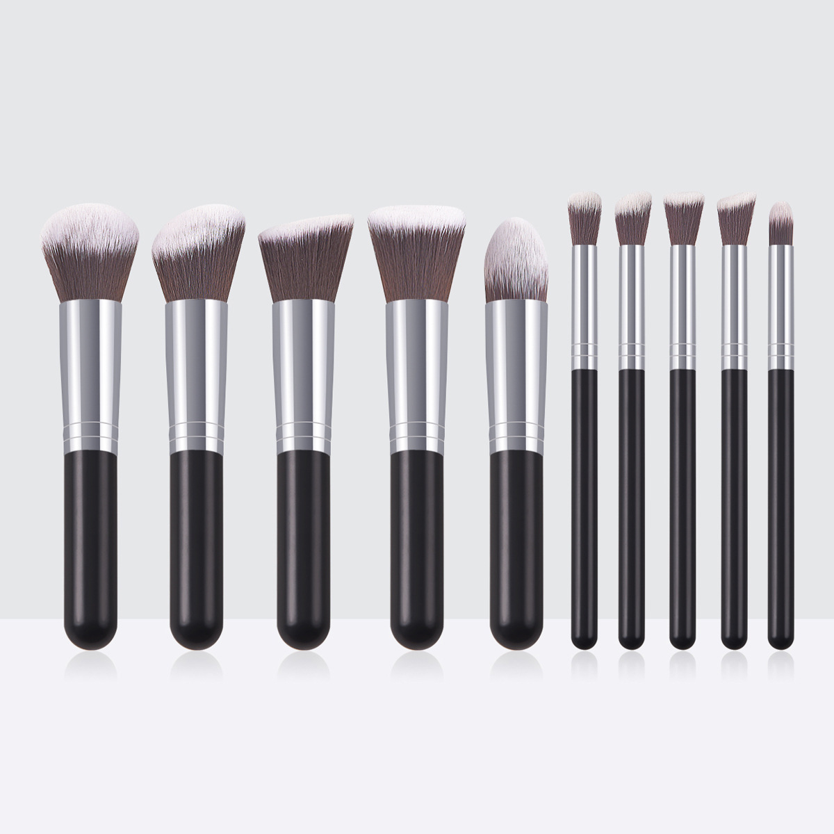 10PCs Minin Makeup Brush Set C - Huda Beauty Makeup Brush Set recension och pris