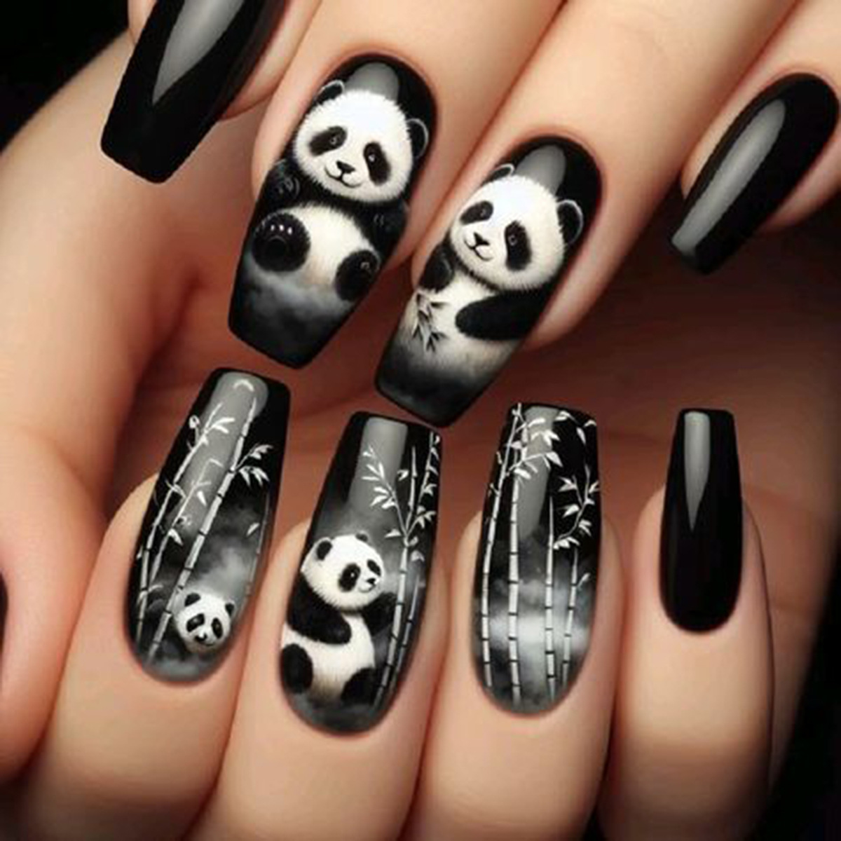 24pcs/set short Medium Long fa - Nail Extension Tips recension och pris