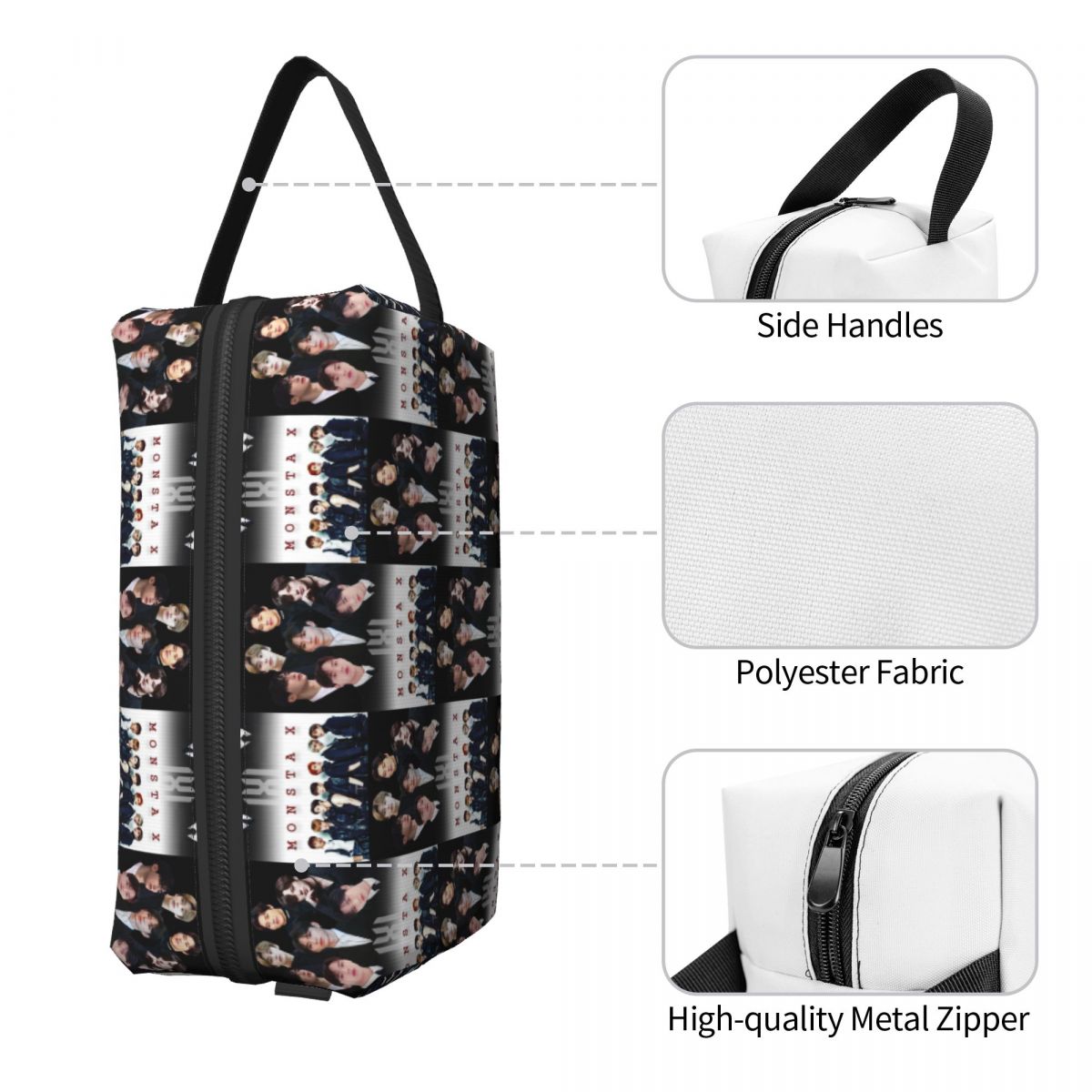 Monsta X Kpop Makeup Bag Cosme - X Beauty Makeup recension och pris