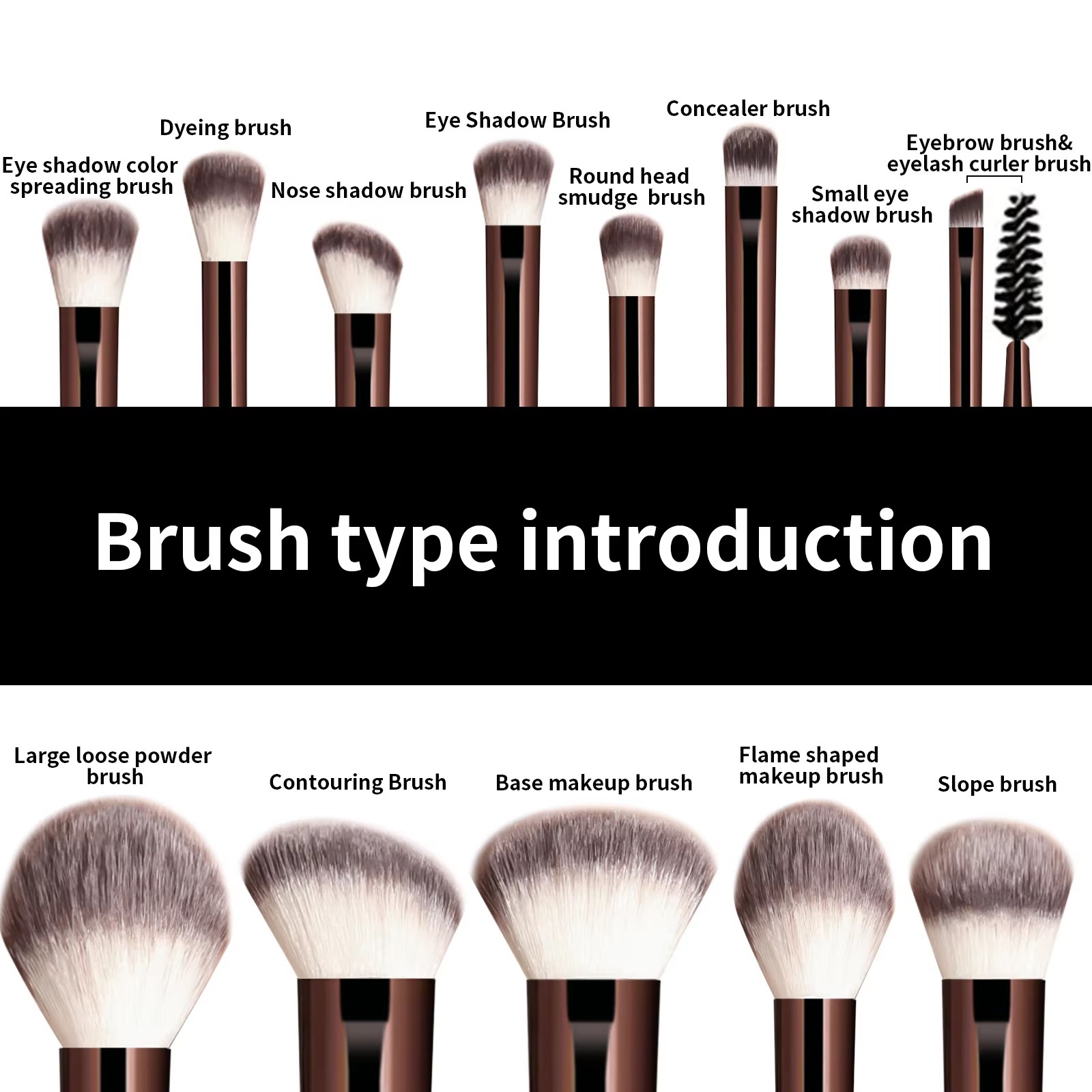 13PCS Makeup Brush Set Foundat - Huda Beauty Makeup Brush Set recension och pris
