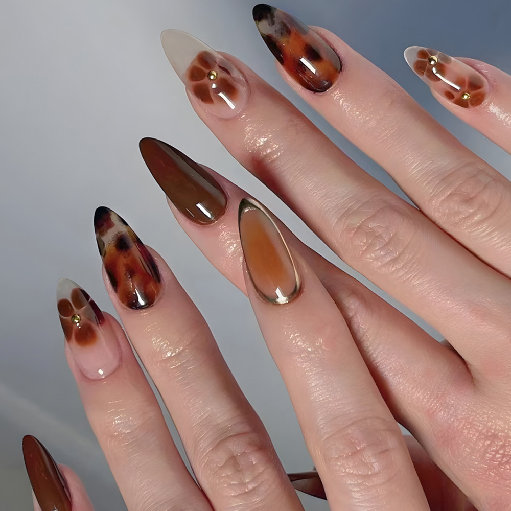 24pcs Fashion Rhinestone Press - Nail Extension Tips recension och pris