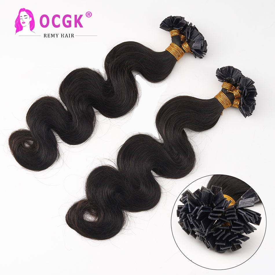 OCGK Body Wave Nail Flat Tip H - Nail Extension Tips recension och pris