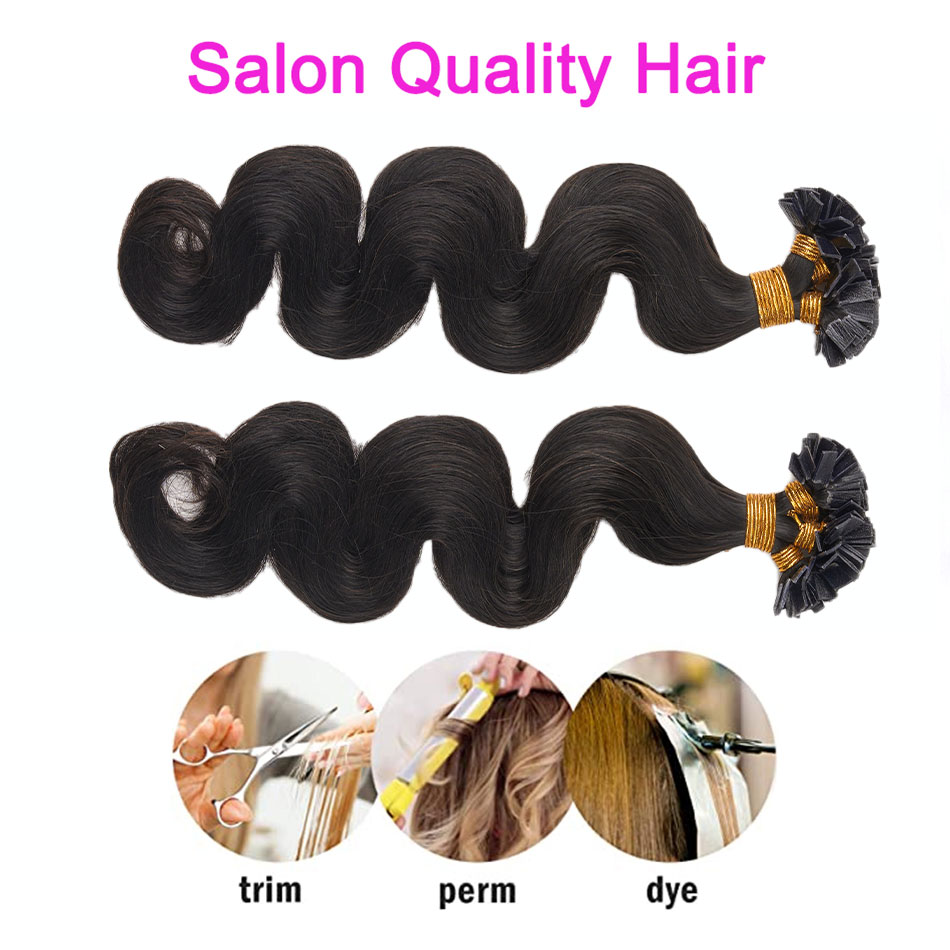 OCGK Body Wave Nail Flat Tip H - Nail Extension Tips recension och pris