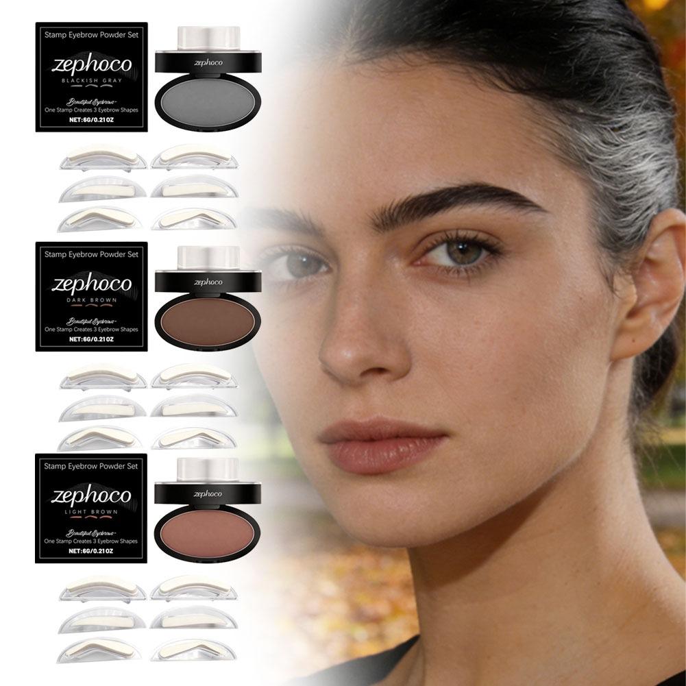 Eyebrow Powder Stamp Kit Water - Beauty Mark Makeup recension och pris