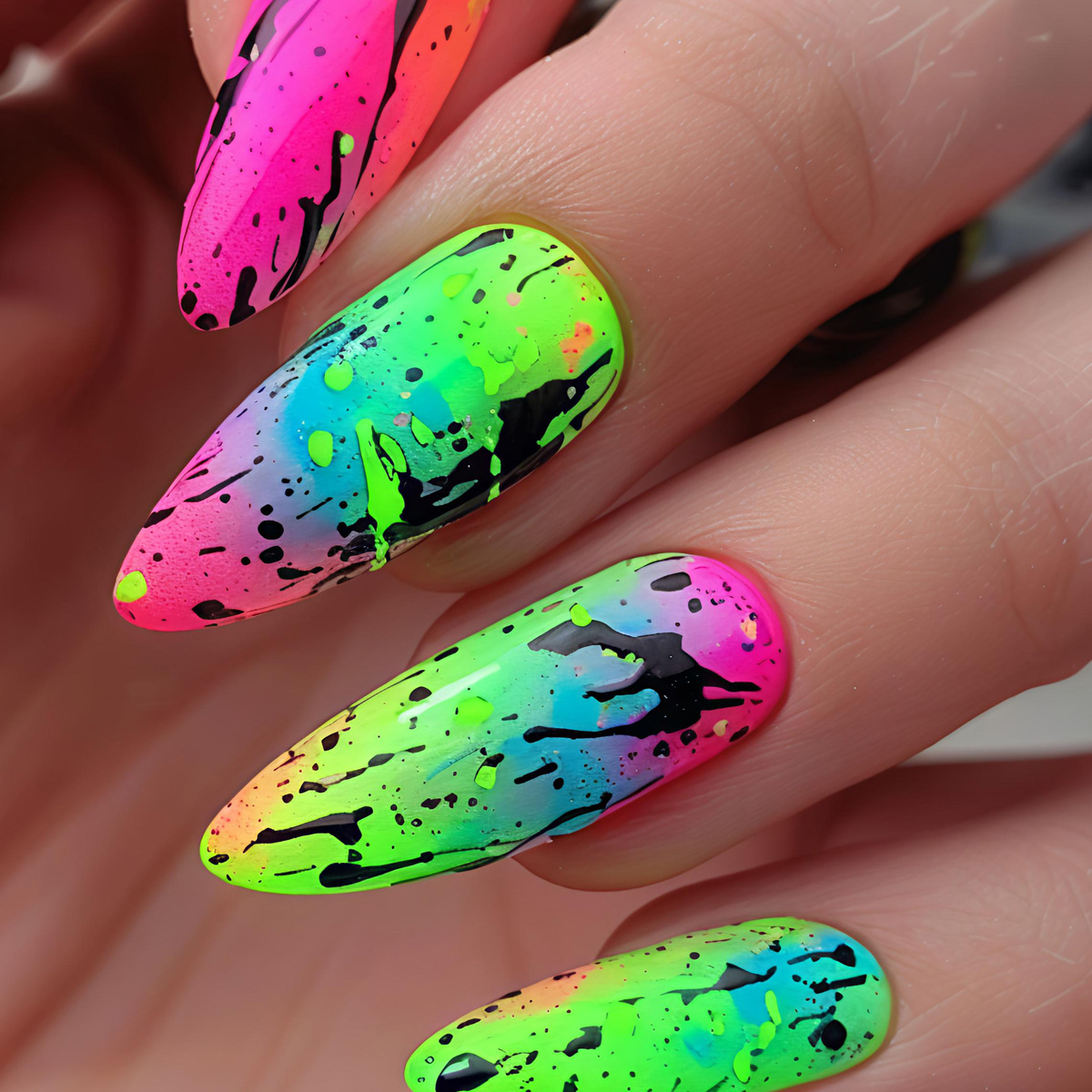 24pcs/set Short Medium Long Fa - Nail Extension Tips recension och pris