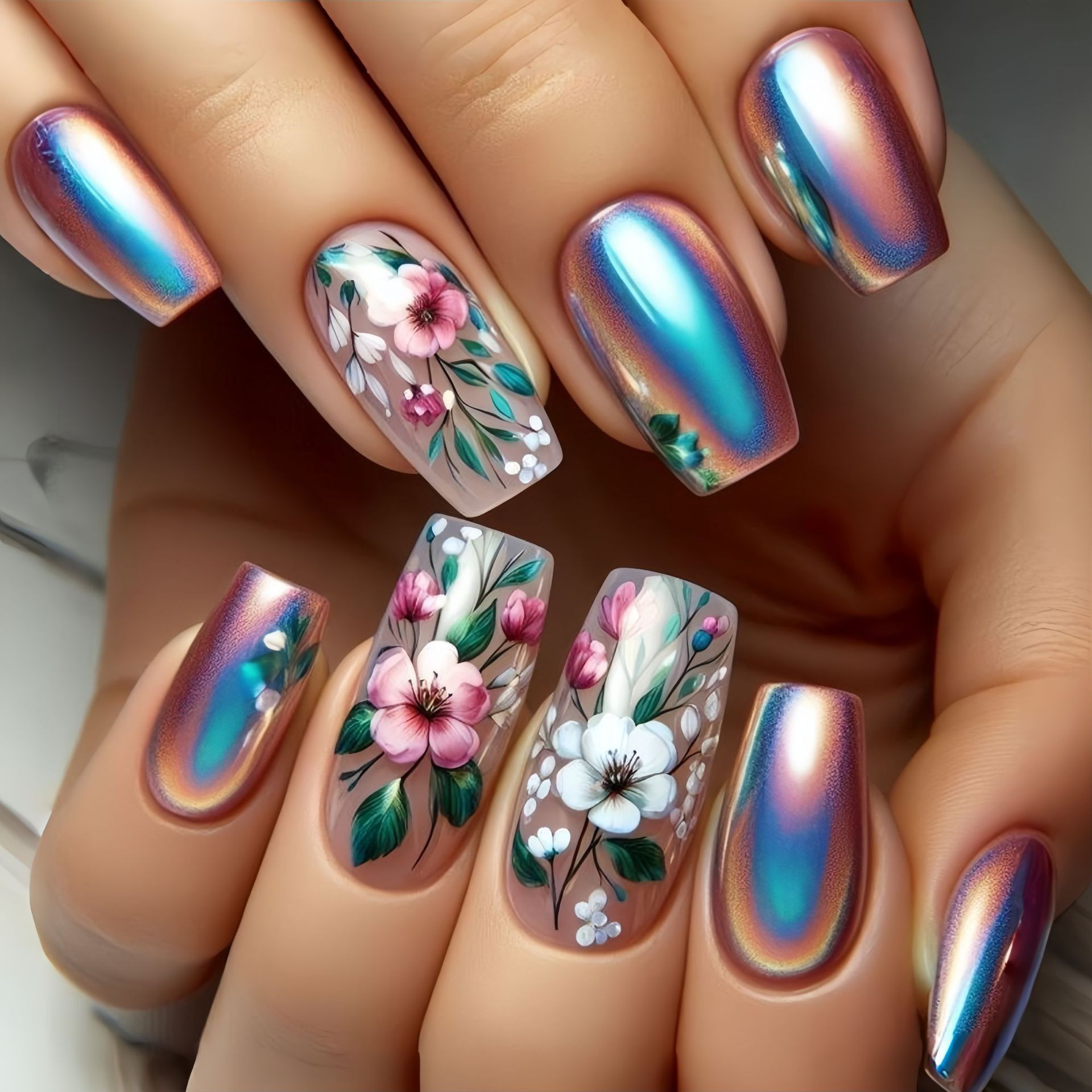 Medium long fake nails for wom - Nail Extension Tips recension och pris