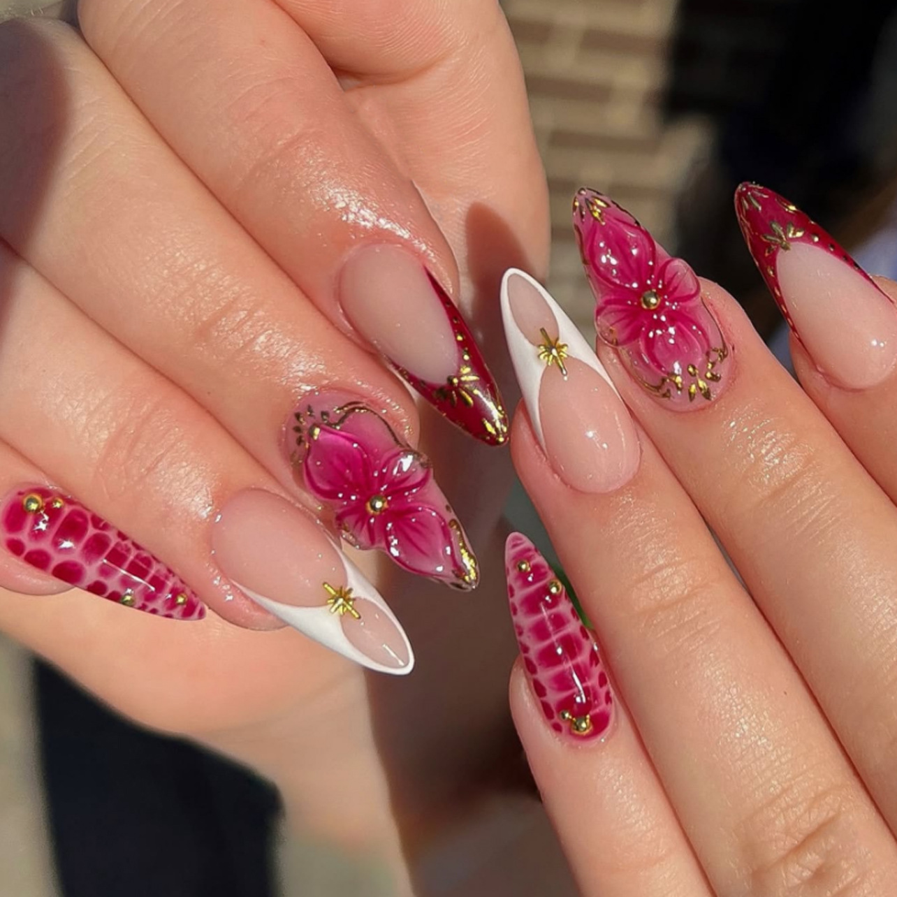 24pcs Finished Almond Press on - Nail Extension Tips recension och pris