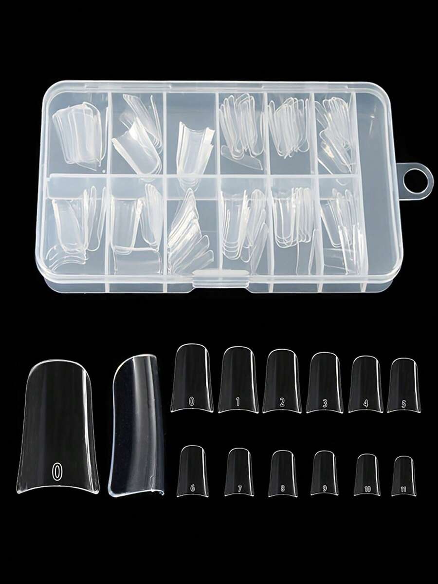 120pcs Clear Duck Nail Tips Ac - Nail Extension Tips recension och pris