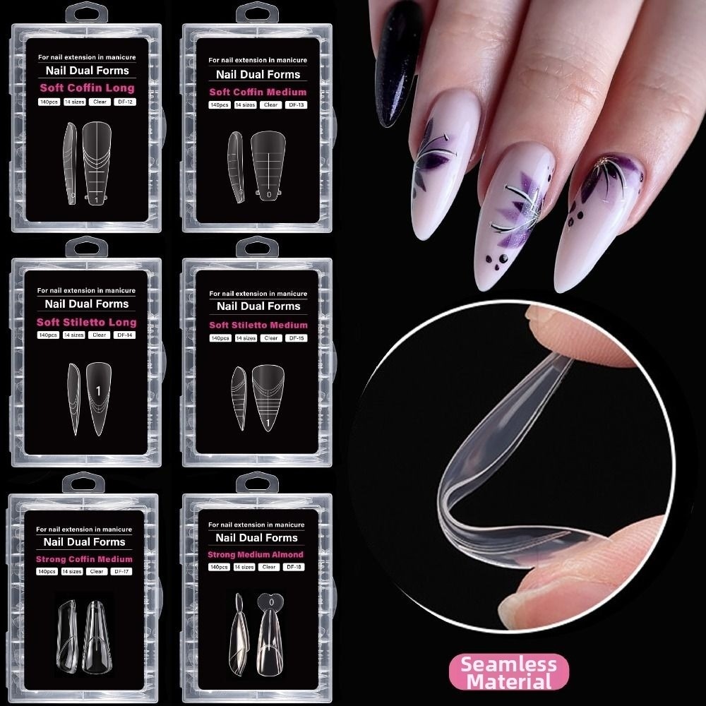140PCS 14 Sizes French Nail Du - Nail Extension Tips recension och pris