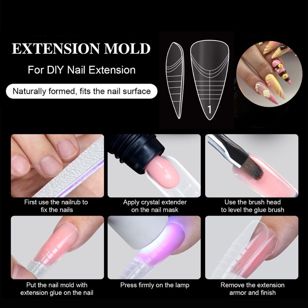 140PCS 14 Sizes French Nail Du - Nail Extension Tips recension och pris