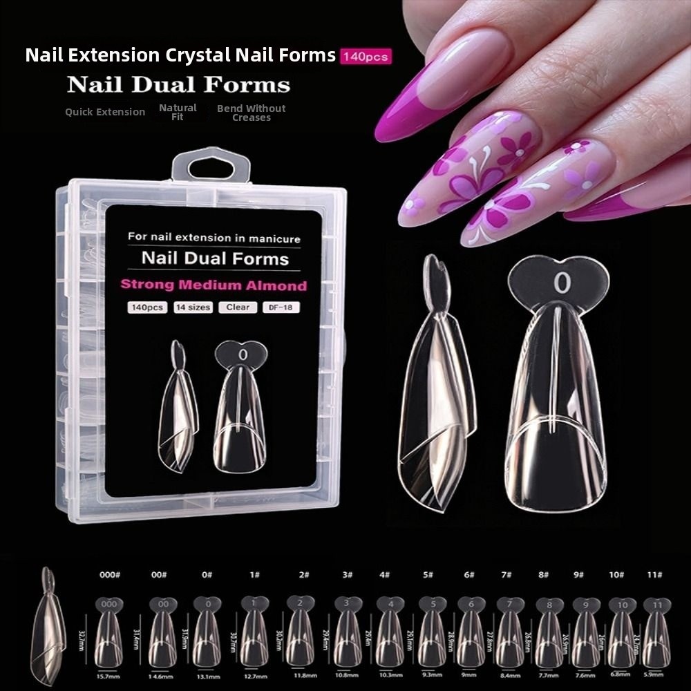 140PCS 14 Sizes French Nail Du - Nail Extension Tips recension och pris