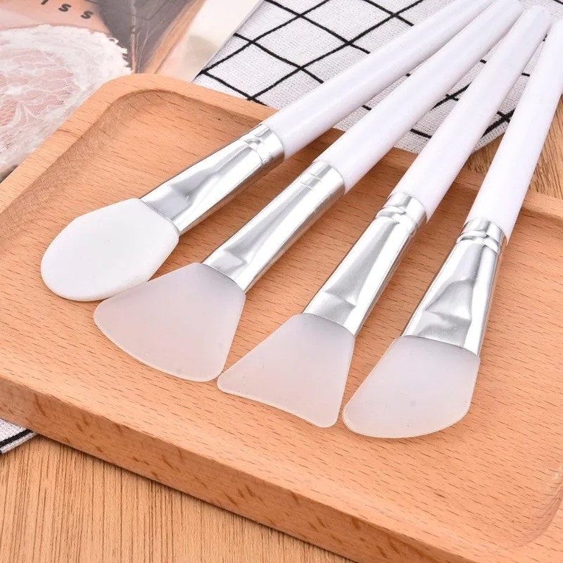 1/4Pcs Silicone Face Mask Brus - Huda Beauty Makeup Brush Set recension och pris