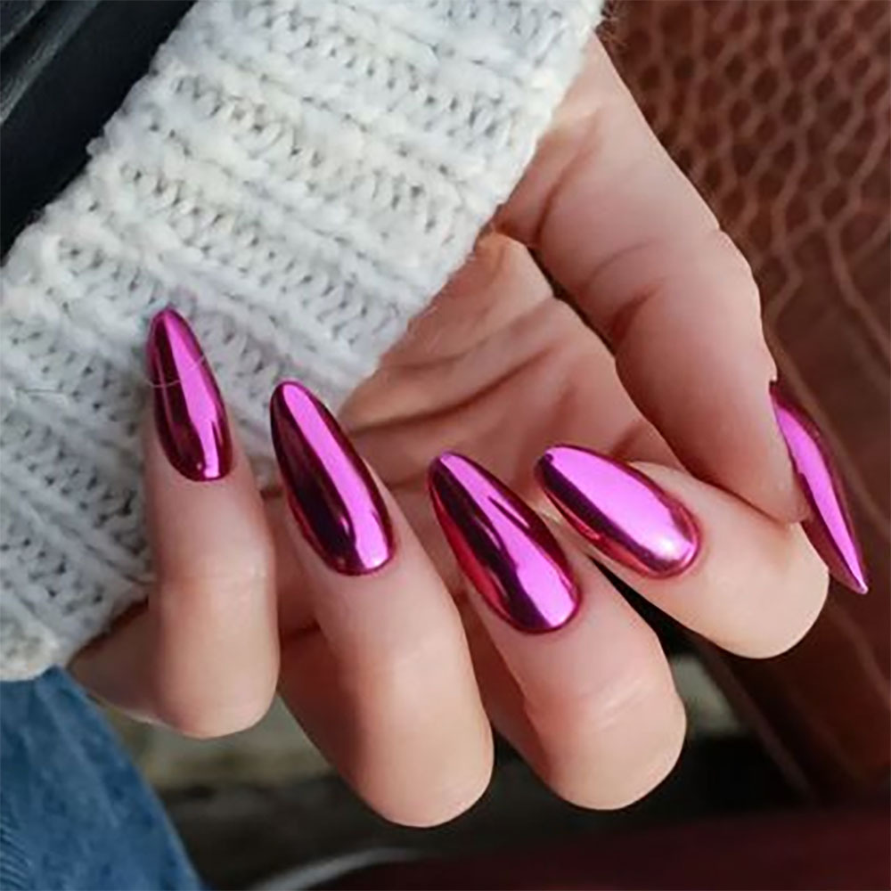 24Pcs Round Head Full Cover Fa - Nail Extension Tips recension och pris